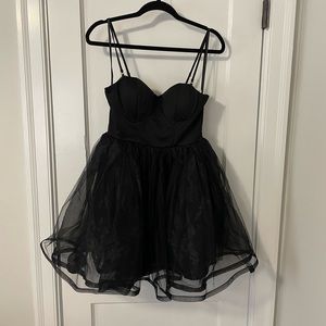 Ark & co tule black dress with corset top. Never worn. With tags.